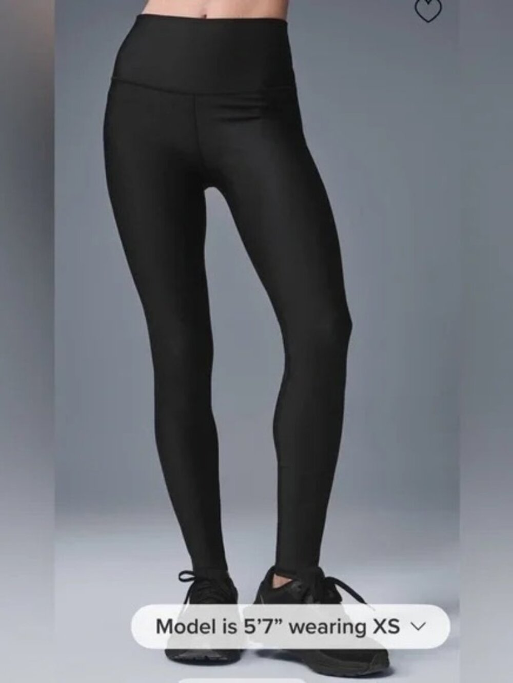 Alo High Waist Airlift Legging Size Large NWT Blackj